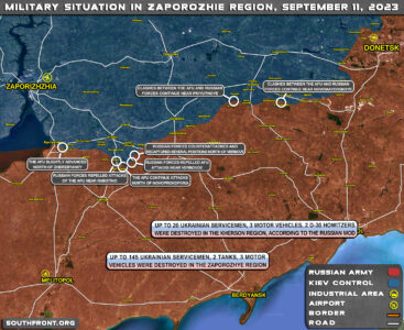 Military Overview On September 11, 2023: Ukrainian Front In Anticipation Of Russian Offensive (18+)