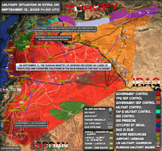 Military Situation In Syria On September 13, 2023 (Map Update)