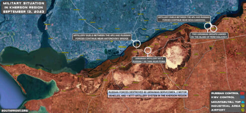 Military Situation In Southern Ukraine On September 13, 2023 (Map Update)