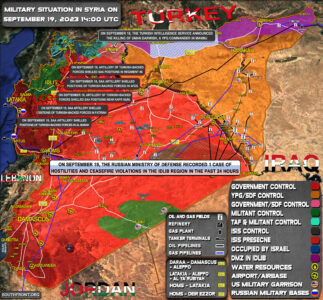 Military Situation In Syria On September 19, 2023 (Map Update)