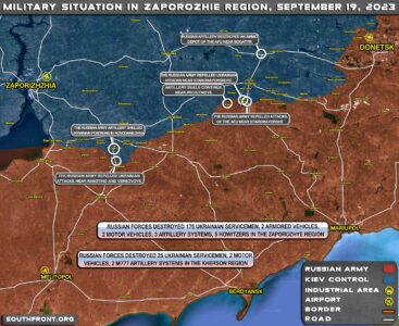 Military Situation In Southern Ukraine On September 19, 2023 (Map Update)