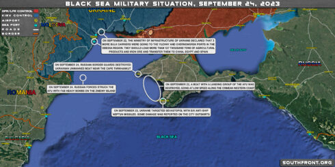 Ukraine Continues Attempts To Attack Crimea (Map Update On September 24, 2023)