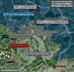 Military Situation In Kosovo On September 25, 2023 (Map Update)