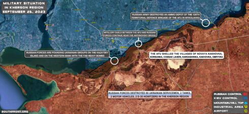 Military Situation In Southern Ukraine On September 25, 2023 (Map Update)