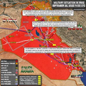 Military Situation In Iraq On September 26, 2023 (Map Update)