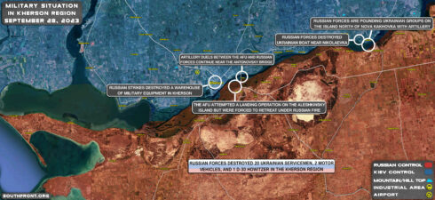 Military Situation In Southern Ukraine On September 28, 2023 (Map Update)