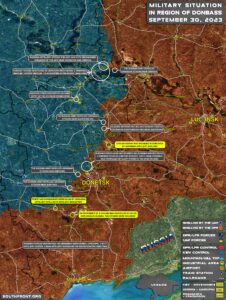 Military Situation In Donbass On September 30, 2023 (Map Update)