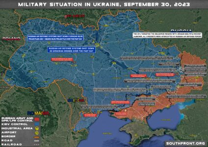 Military Situation In Ukraine On September 30, 2023 (Map Update)