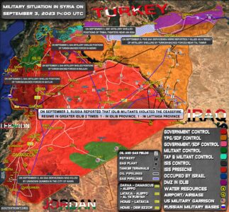 Military Situation In Syria On September 3, 2023 (Map Update)