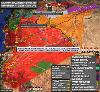 Military Situation In Syria On September 4, 2023 (Map Update)