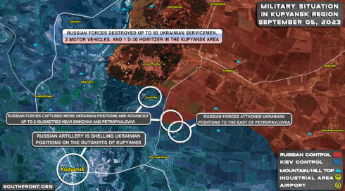 Military Situation Near Kupyansk On September 5, 2023 (Map Update)