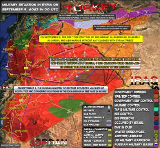 Military Situation In Syria On September 9, 2023 (Map Update)