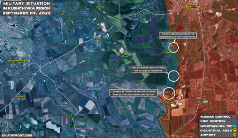 Military Situation In Bakhmut Region On September 9, 2023 (Map Update)