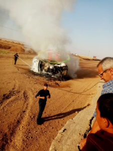 Turkish Drone Strike Hit SDF Vehicle Amid Unrest In Northern & Eastern Syria (Photos)