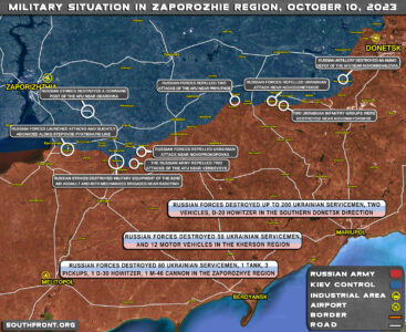 Military Situation In Ukraine On October 10, 2023 (Map Update)