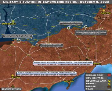 Military Situation On Ukrainian Fronts On October 11, 2023 (Map Update)