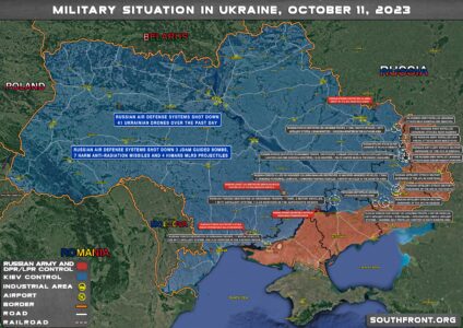 Military Situation On Ukrainian Fronts On October 11, 2023 (Map Update)