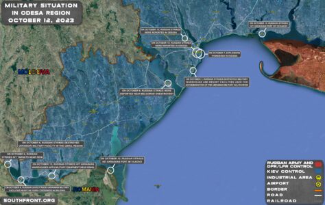 Russian Strikes In Odessa Region Over The Past Week (Map Update)