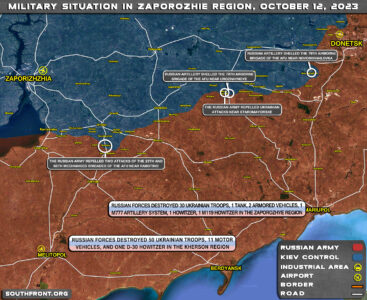 Military Situation On Ukrainian Frontlines On October 12, 2023 (Map Update)