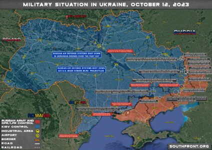 Military Situation On Ukrainian Frontlines On October 12, 2023 (Map Update)