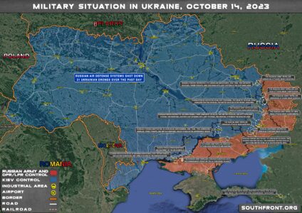 Military Situation On Ukrainian Frontlines On October 14, 2023 (Map Update)