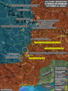 Military Situation On Ukrainian Frontlines On October 16, 2023 (Map Update)