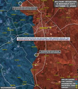 Military Situation On Ukrainian Frontlines On October 17, 2023 (Map Update)