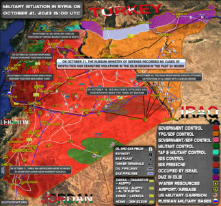 Military Situation In Syria On October 21, 2023 (Map Update)