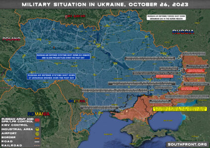 Military Situation On Ukrainian Frontlines On October 26, 2023 (Map Update)