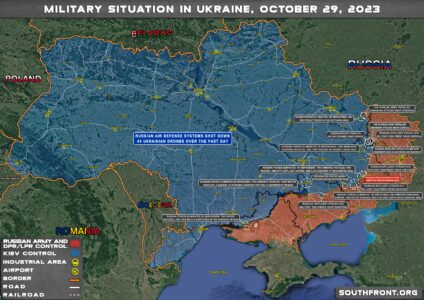 Military Situation In Ukraine, Avdeevka, On October 29, 2023 (Map Update)