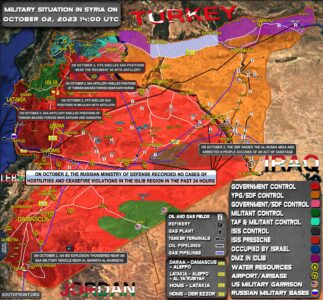 Military Situation In Syria On October 2, 2023 (Map Update)