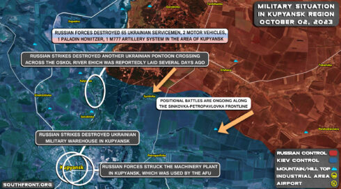 Military Situation Near Kupyansk On October 2, 2023 (Map Update)