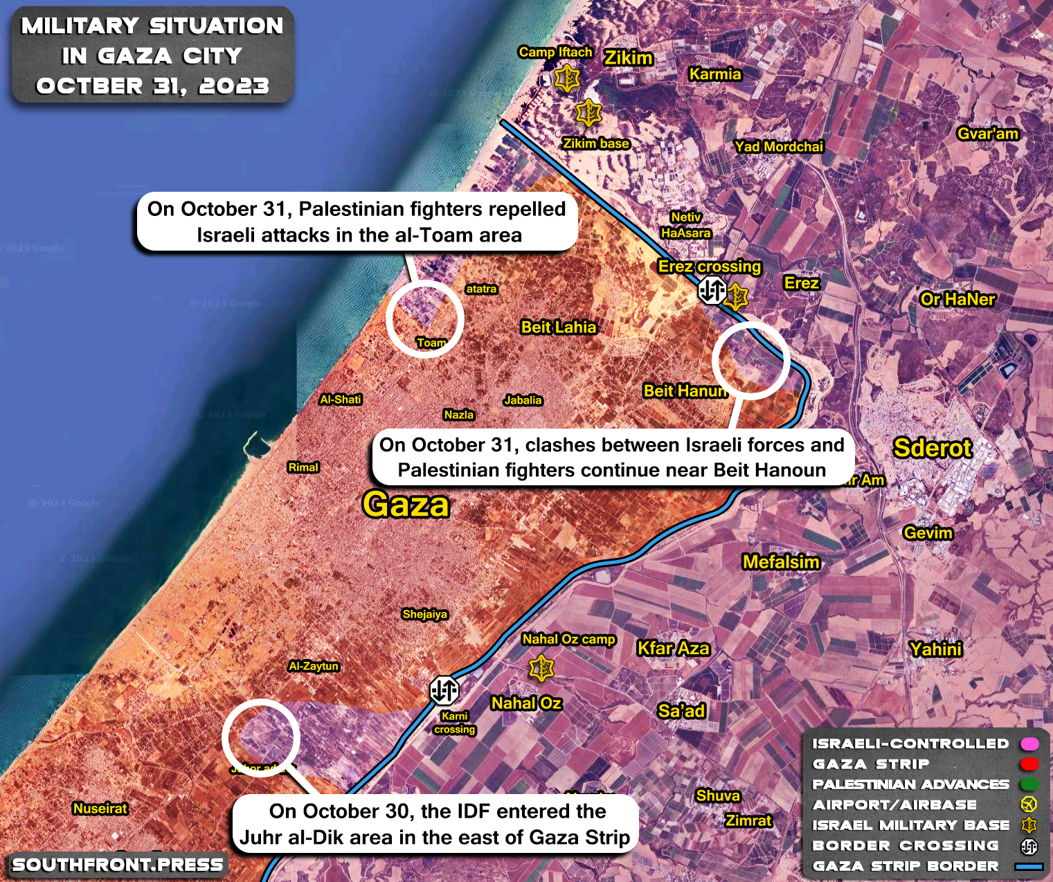 Gaza Map Now Israeli Forces Advance In The Gaza Strip (Map Update)