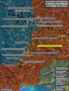 Russian Forces Advance In Various Directions In Ukraine (Map Update On October 8, 2023 )