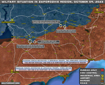 Military Situation In Ukraine On October 9, 2023 (Map Update)