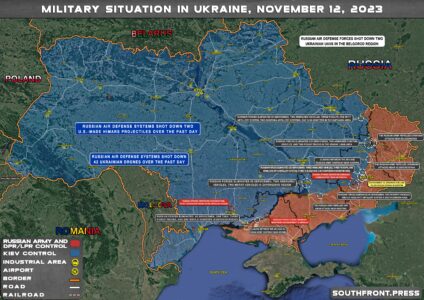 Military Situation On Ukrainian Frontlines On November 12, 2023 (Map Update)