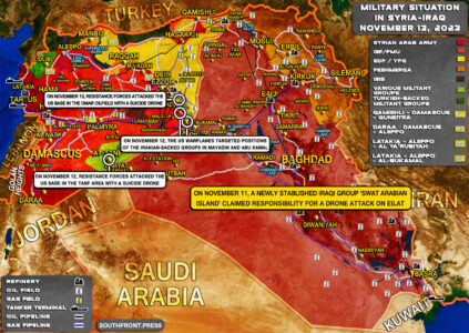 Military Situation In Syria On November 13, 2023 (Map Update)