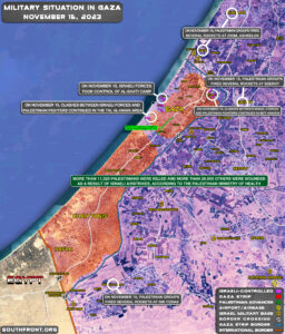 Military Situation In Palestine On November 15, 2023 (Map Update)