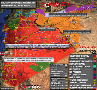 Military Situation In Syria On November 15, 2023 (Map Update)