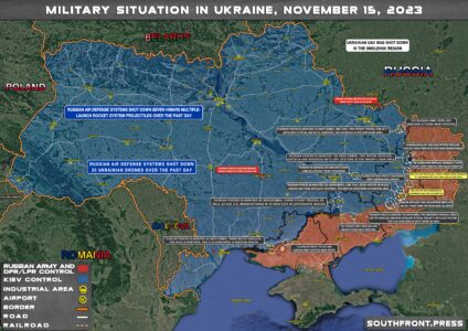 Military Situation In Ukraine On November 15, 2023 (Map Update)