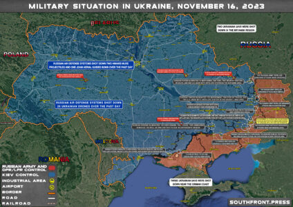 Military Situation In Ukraine On November 16, 2023 (Map Update)