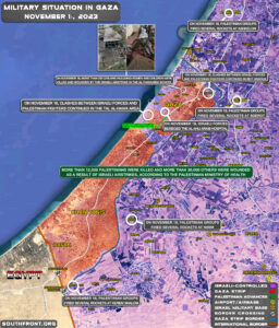 Military Situation In Palestine On November 18, 2023 (Map Update)