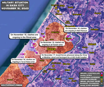 Military Situation In Palestine On November 18, 2023 (Map Update)