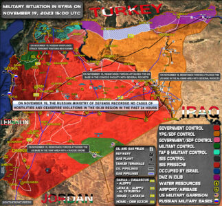 Military Situation In Syria On November 19, 2023 (Map Update)