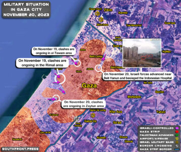 Military Situation In Palestine On November 20, 2023 (Map Update)