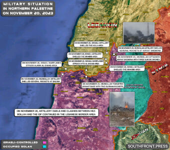 Military Situation In Palestine On November 20, 2023 (Map Update)