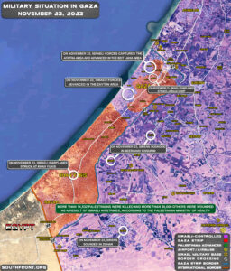 Military Situation In Palestine On November 23, 2023 (Map Update)