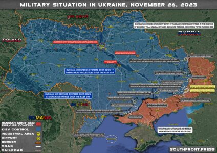 Military Situation In Ukraine On November 26, 2023 (Map Update)