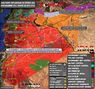 Military Situation In Syria On November 4, 2023 (Map Update)