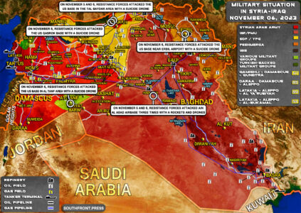 Attacks On US Military Bases In Syria And Iraq On November 6, 2023 (Map Update)